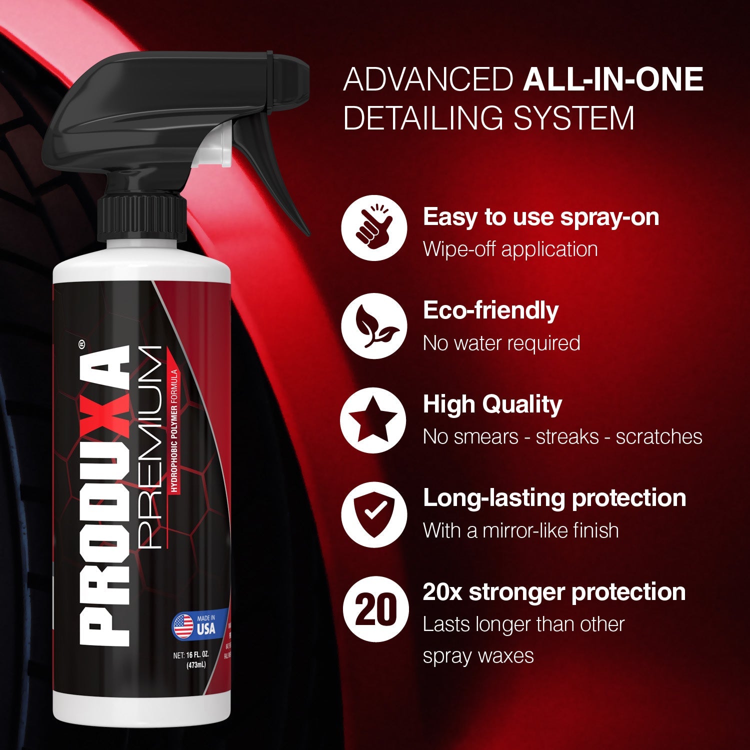 PRODUXA® PREMIUM - All-in-one Detailing Spray(16 oz)