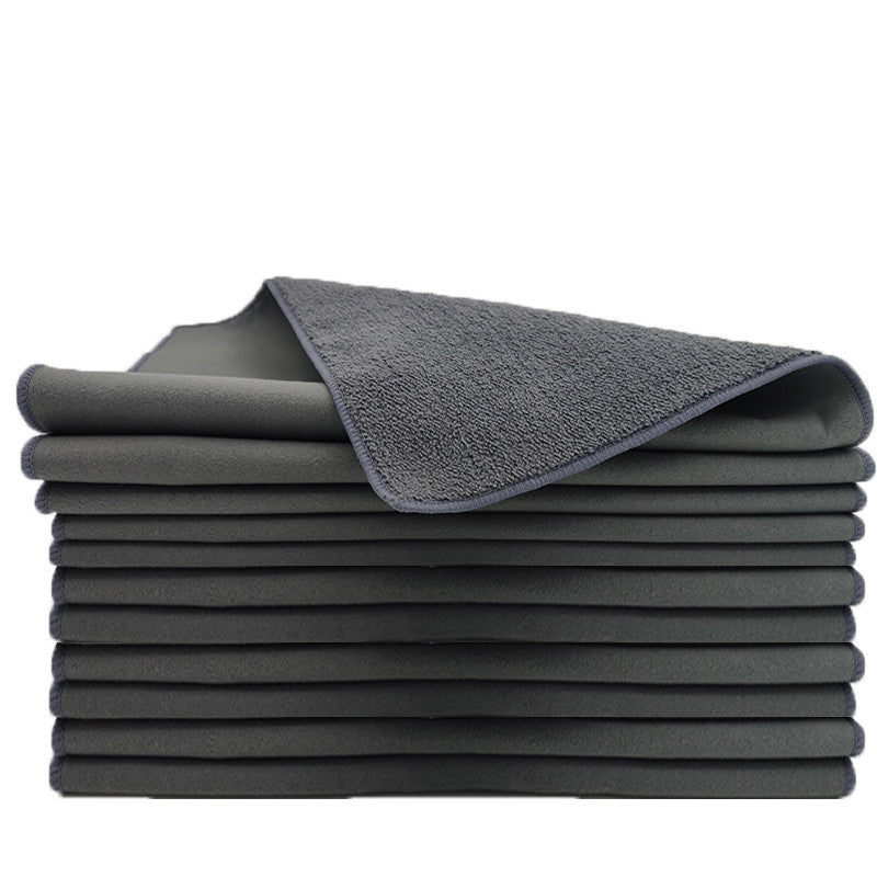 Suede Car Cleaning Cloth with High Absorbency and Logo